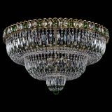 Люстра Водопад Обтикон №15 под бронзу зеленая в Химках