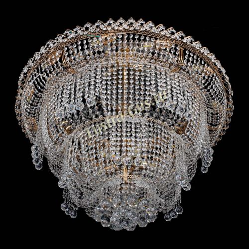 Люстра Водопад Софья большая в Химках Гусь Хрустальный