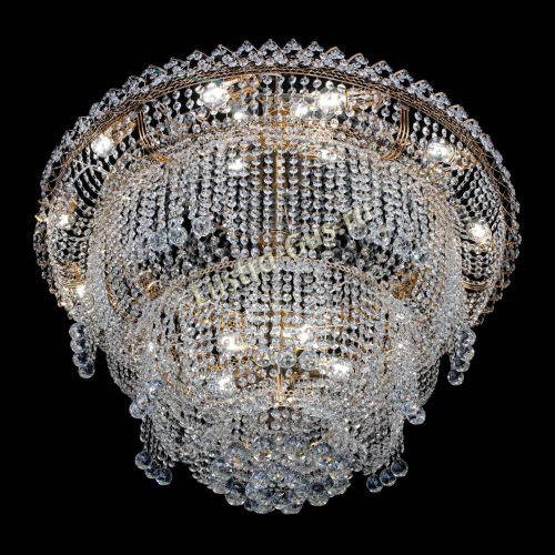 Люстра Водопад Софья большая в Химках Гусь Хрустальный