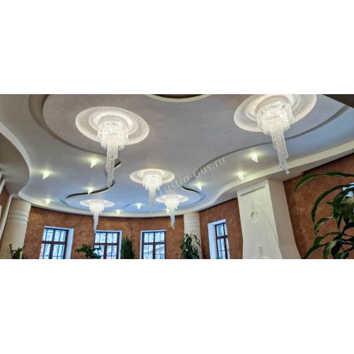 Люстра Водопад Винтаж в Химках Гусь Хрустальный