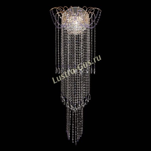 Бра Агата №1 длинная фиолетовая в Химках Гусь Хрустальный