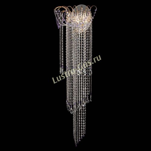 Бра Агата №1 длинная фиолетовая в Химках Гусь Хрустальный