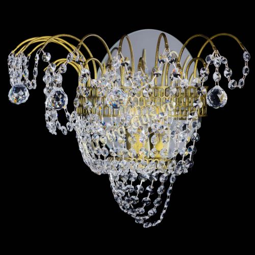 Бра Агата №3 под бронзу с зеркалом в Химках Гусь Хрустальный