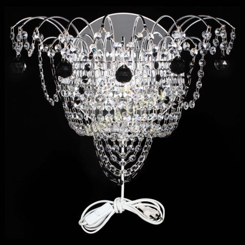 Бра Агата №3 черная в Химках Гусь Хрустальный