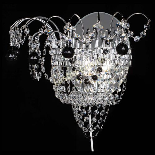 Бра Агата №3 черная в Химках Гусь Хрустальный