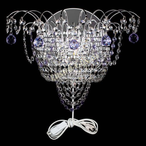 Бра Агата №3 фиолетовая в Химках Гусь Хрустальный