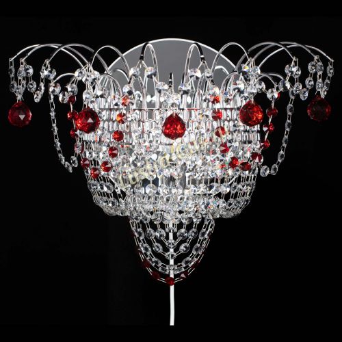 Бра Агата №3 красная в Химках Гусь Хрустальный