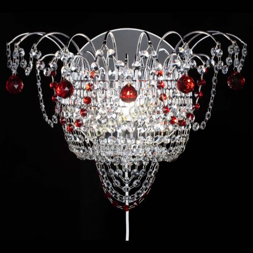 Бра Агата №3 красная в Химках Гусь Хрустальный
