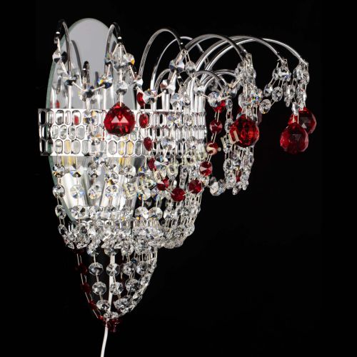Бра Агата №3 красная в Химках Гусь Хрустальный