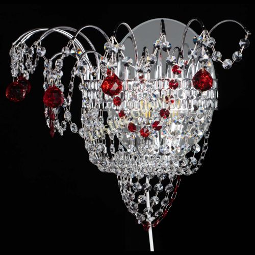 Бра Агата №3 красная в Химках Гусь Хрустальный
