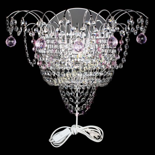 Бра Агата №3 розовая в Химках Гусь Хрустальный