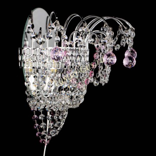 Бра Агата №3 розовая в Химках Гусь Хрустальный