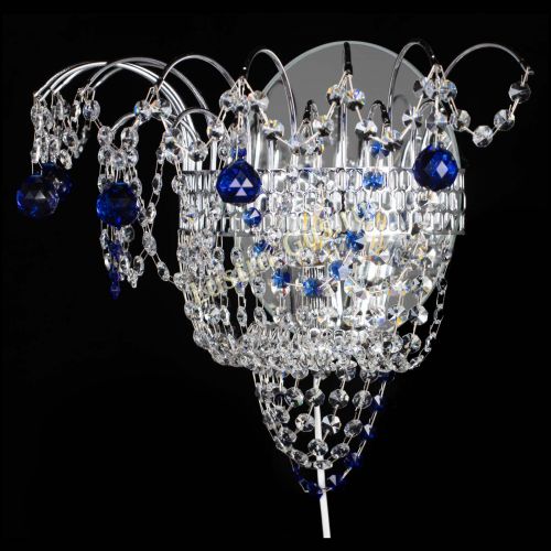 Бра Агата №3 синяя в Химках Гусь Хрустальный