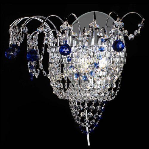 Бра Агата №3 синяя в Химках Гусь Хрустальный