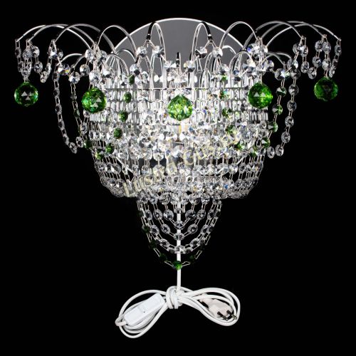Бра Агата №3 зеленая в Химках Гусь Хрустальный