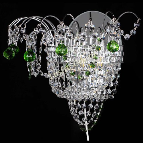 Бра Агата №3 зеленая в Химках Гусь Хрустальный