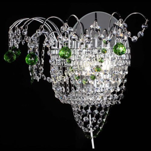 Бра Агата №3 зеленая в Химках Гусь Хрустальный