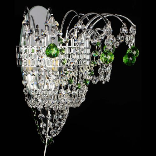 Бра Агата №3 зеленая в Химках Гусь Хрустальный
