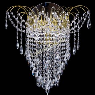 Бра из хрусталя Агата №4 под бронзу