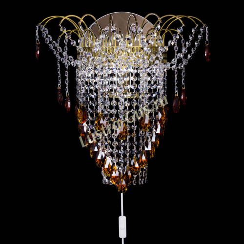 Бра Агата №4 под бронзу Чайная в Химках Гусь Хрустальный