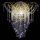 Бра Агата №4 под бронзу Фиолетовая в Химках