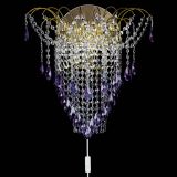 Бра Агата №4 под бронзу Фиолетовая в Химках