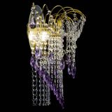 Бра Агата №4 под бронзу Фиолетовая в Химках