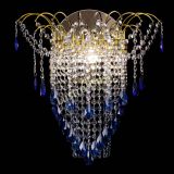 Бра Агата №4 под бронзу Синяя в Химках