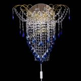 Бра Агата №4 под бронзу Синяя в Химках