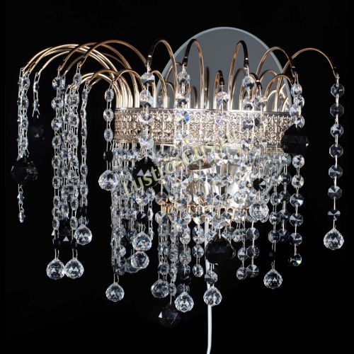 Бра Агата Венеция шар черная в Химках Гусь Хрустальный