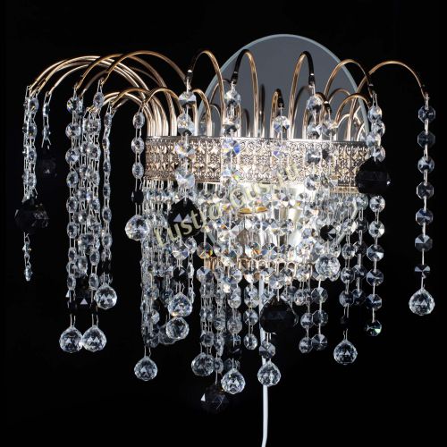 Бра Агата Венеция шар черная в Химках Гусь Хрустальный