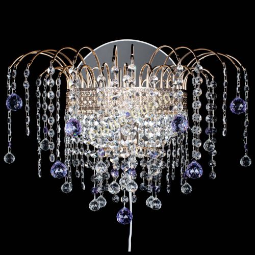 Бра Агата Венеция шар фиолетовая в Химках Гусь Хрустальный