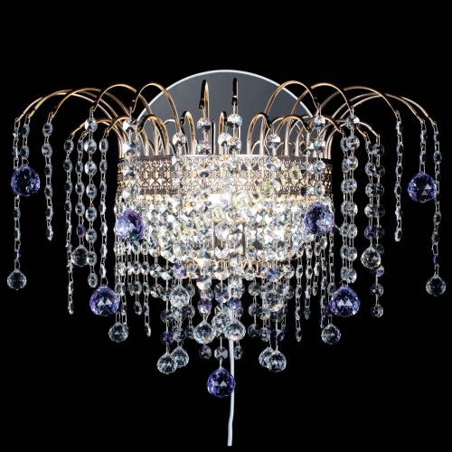 Бра Агата Венеция шар фиолетовая в Химках Гусь Хрустальный