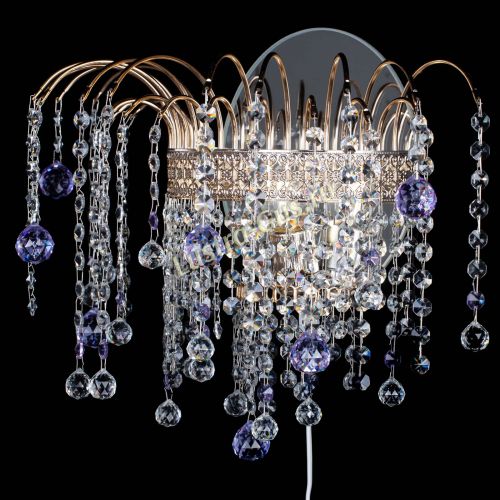 Бра Агата Венеция шар фиолетовая в Химках Гусь Хрустальный