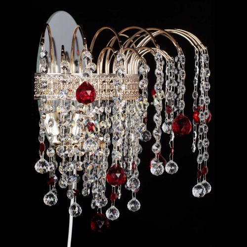 Бра Агата Венеция шар красная в Химках Гусь Хрустальный