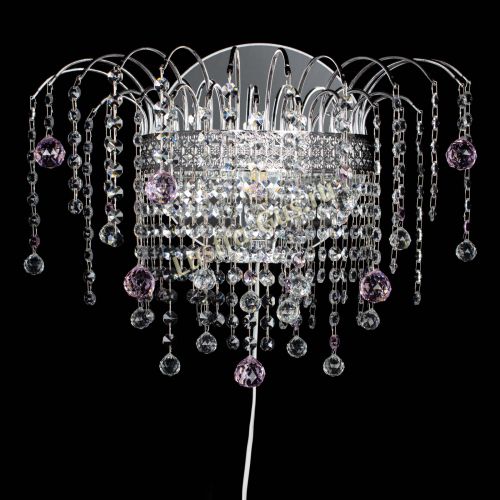 Бра Агата Венеция шар розовая в Химках Гусь Хрустальный