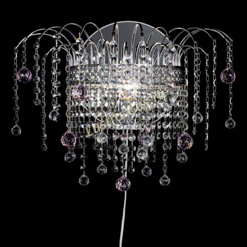 Бра Агата Венеция шар розовая в Химках Гусь Хрустальный