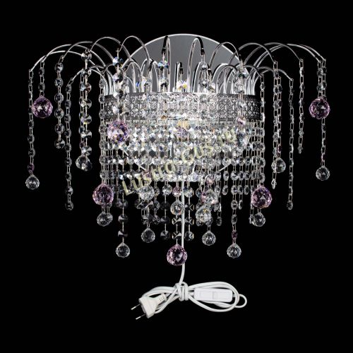 Бра Агата Венеция шар розовая в Химках Гусь Хрустальный