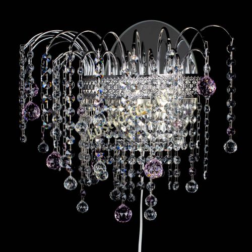 Бра Агата Венеция шар розовая в Химках Гусь Хрустальный