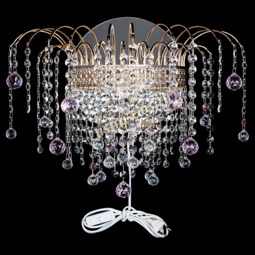 Бра Агата Венеция шар розовая в Химках Гусь Хрустальный