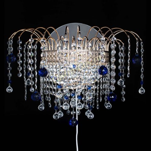 Бра Агата Венеция шар синяя в Химках Гусь Хрустальный