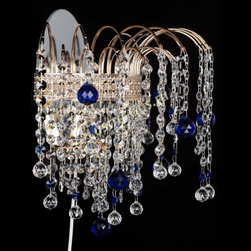 Бра Агата Венеция шар синяя в Химках Гусь Хрустальный
