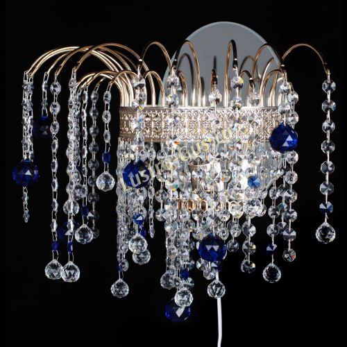 Бра Агата Венеция шар синяя в Химках Гусь Хрустальный