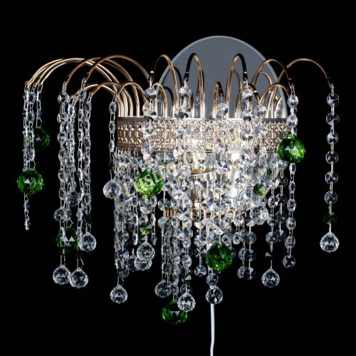 Бра Агата Венеция шар зеленая в Химках Гусь Хрустальный
