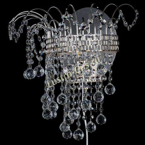 Бра Акация шар с зеркалом в Химках Гусь Хрустальный