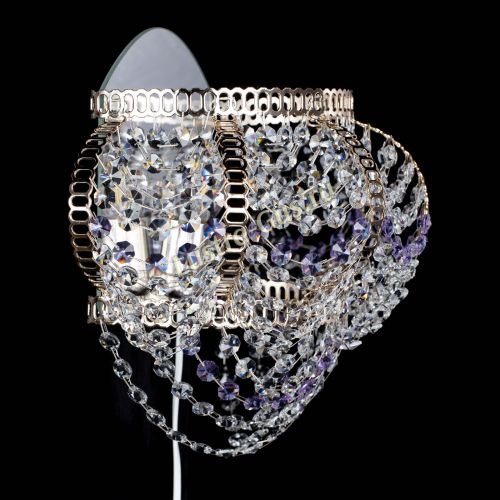 Бра Альфа №1 фиолетовая в Химках Гусь Хрустальный