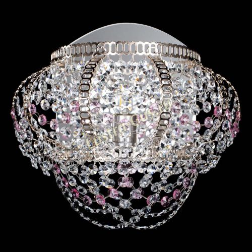 Бра Альфа №1 розовая в Химках Гусь Хрустальный