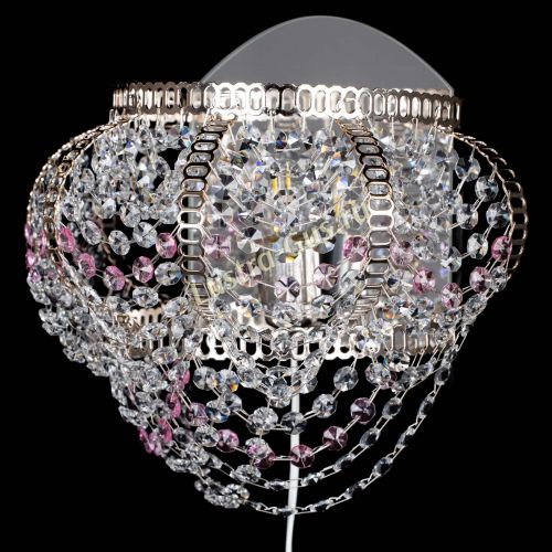 Бра Альфа №1 розовая в Химках Гусь Хрустальный