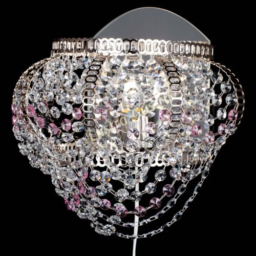 Бра Альфа №1 розовая в Химках Гусь Хрустальный