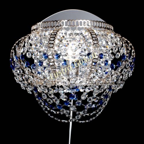 Бра Альфа №1 синяя в Химках Гусь Хрустальный